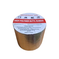Лента бутиловая гидроизоляционная для труб 100 мм х 5 м× 0.9 мм, самоклеящаяся